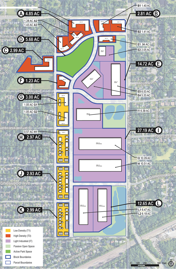 Site map of The Heights project